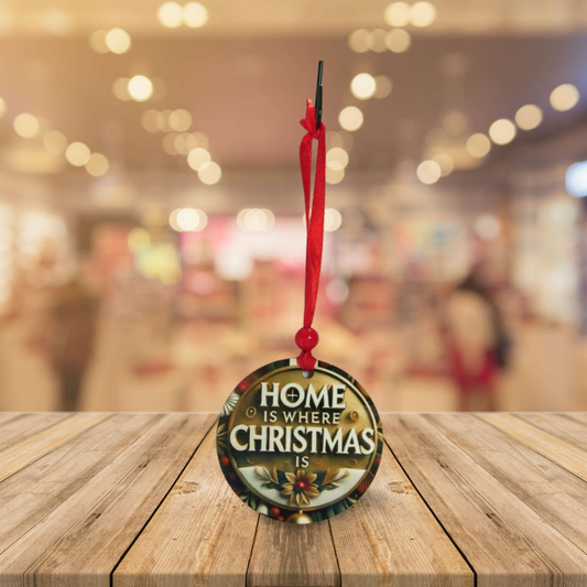 Round Shaped Sublimated Ornament