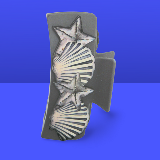 Shell Shaped Sublimated Large Hairclip