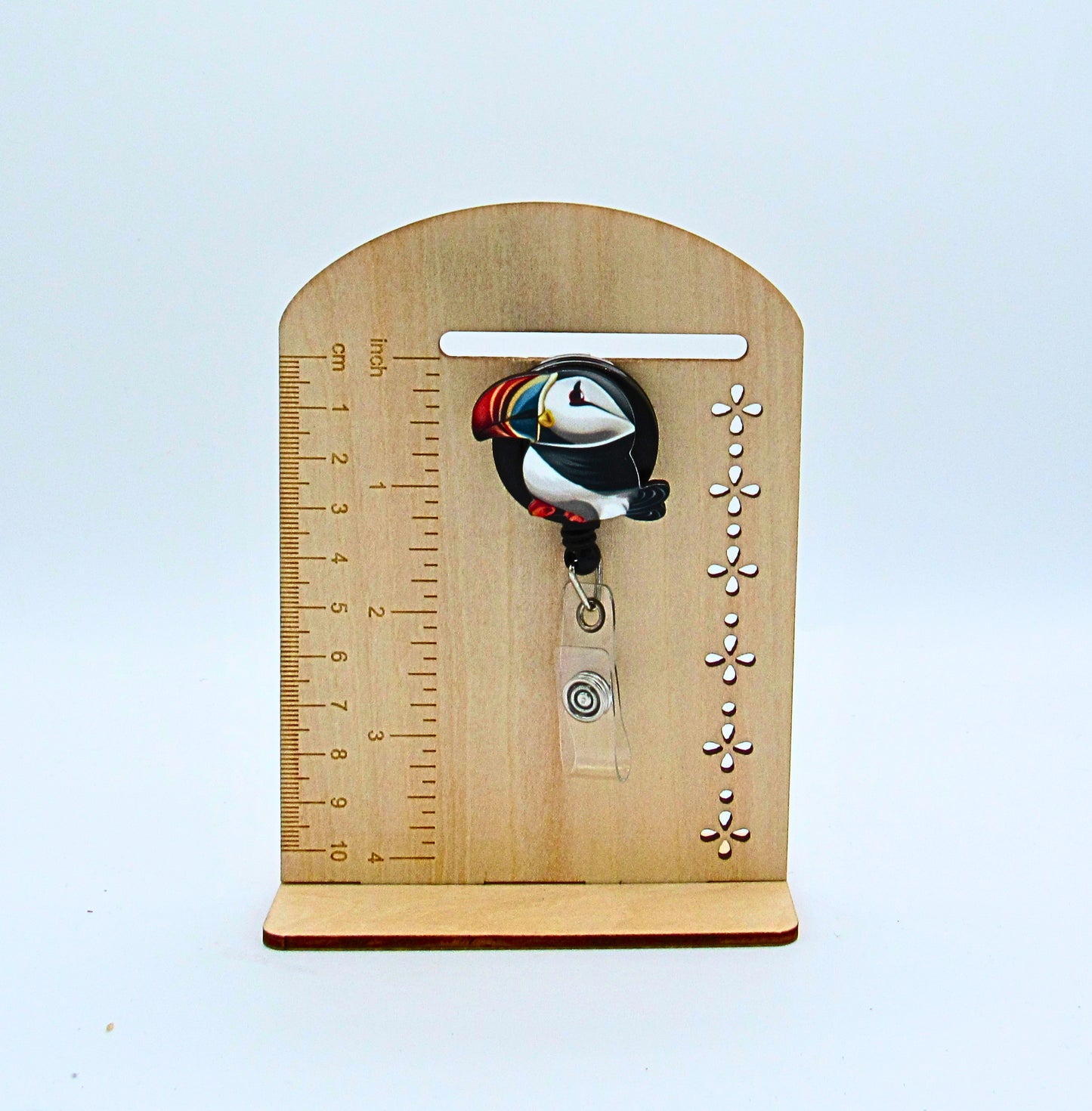 MDF- Toucan Shaped Sublimated Badge Reel