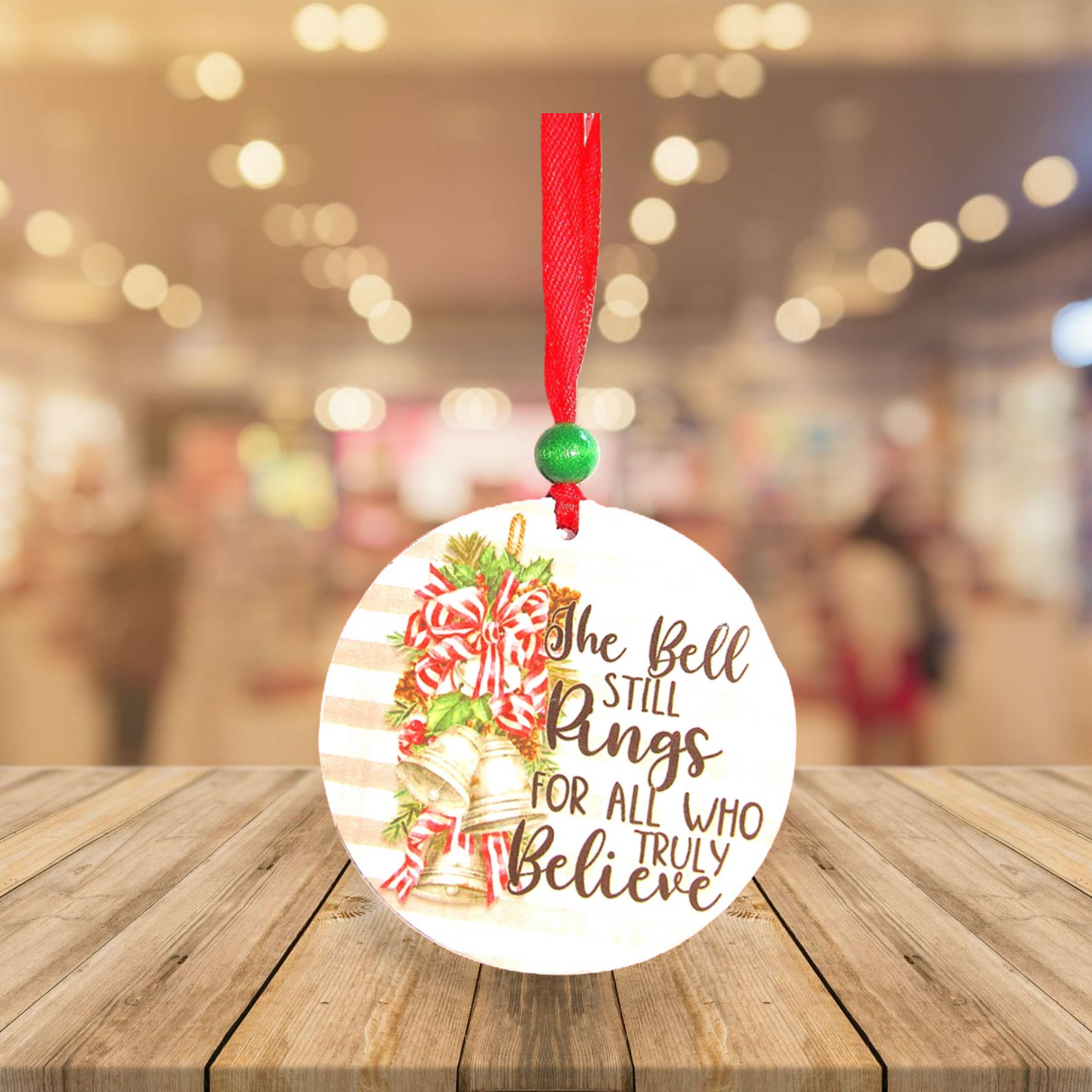 Round Shaped Sublimated Ornament