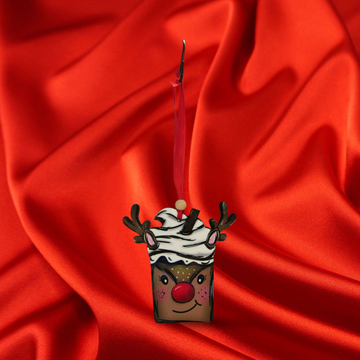 Reindeer Cup Sublimated Ornament