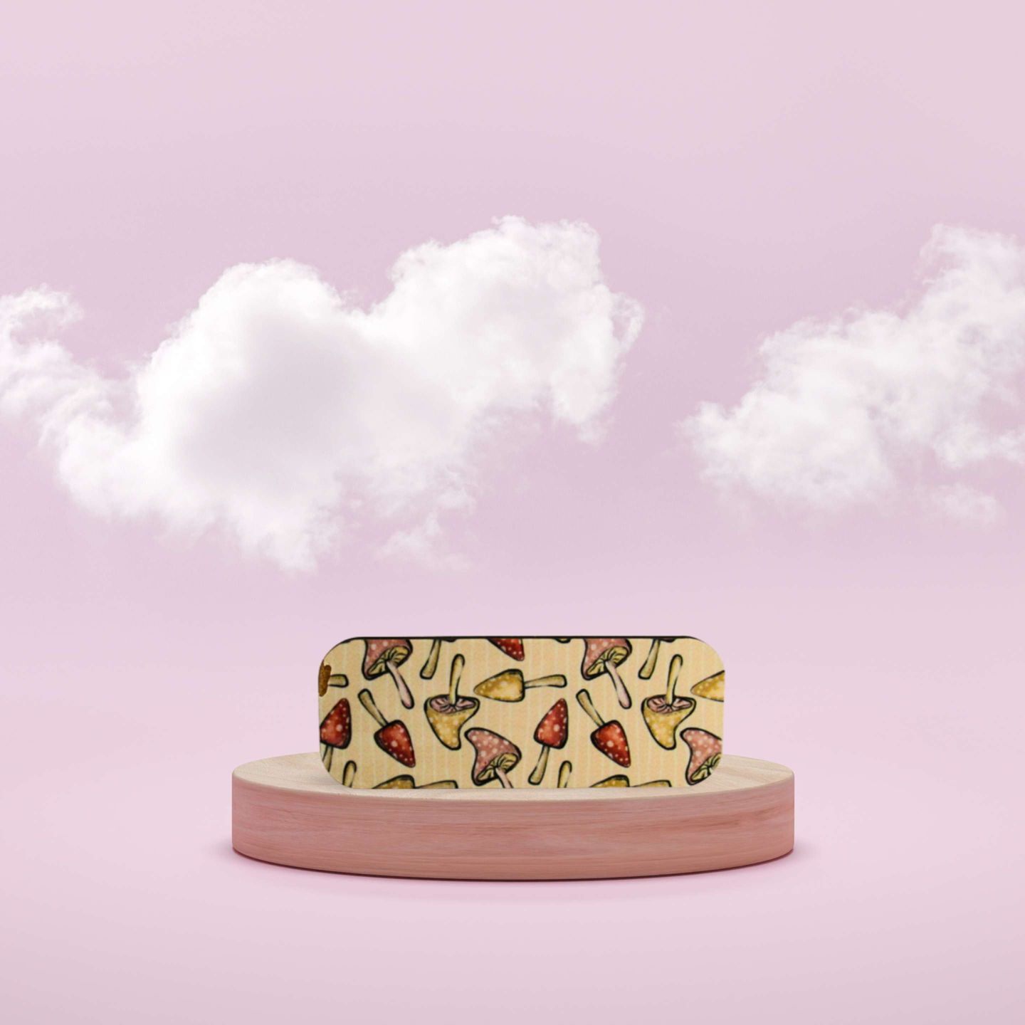 Rectangle Shaped Sublimated Barrette