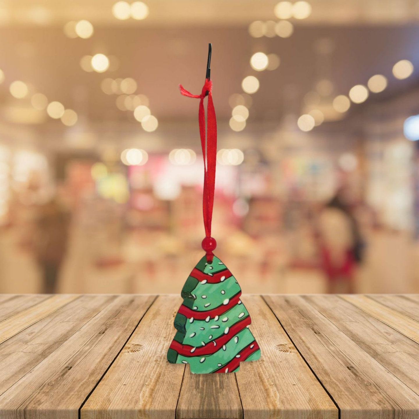 Tree Shaped Sublimated Ornament