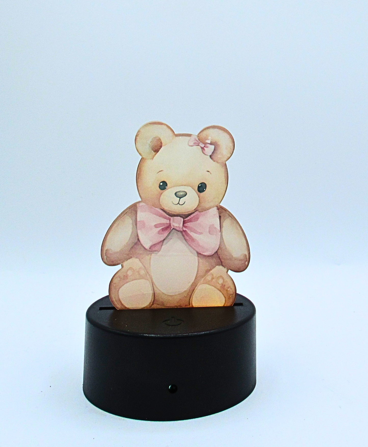 Acrylic-Teddy Bear Shaped Sublimated Light