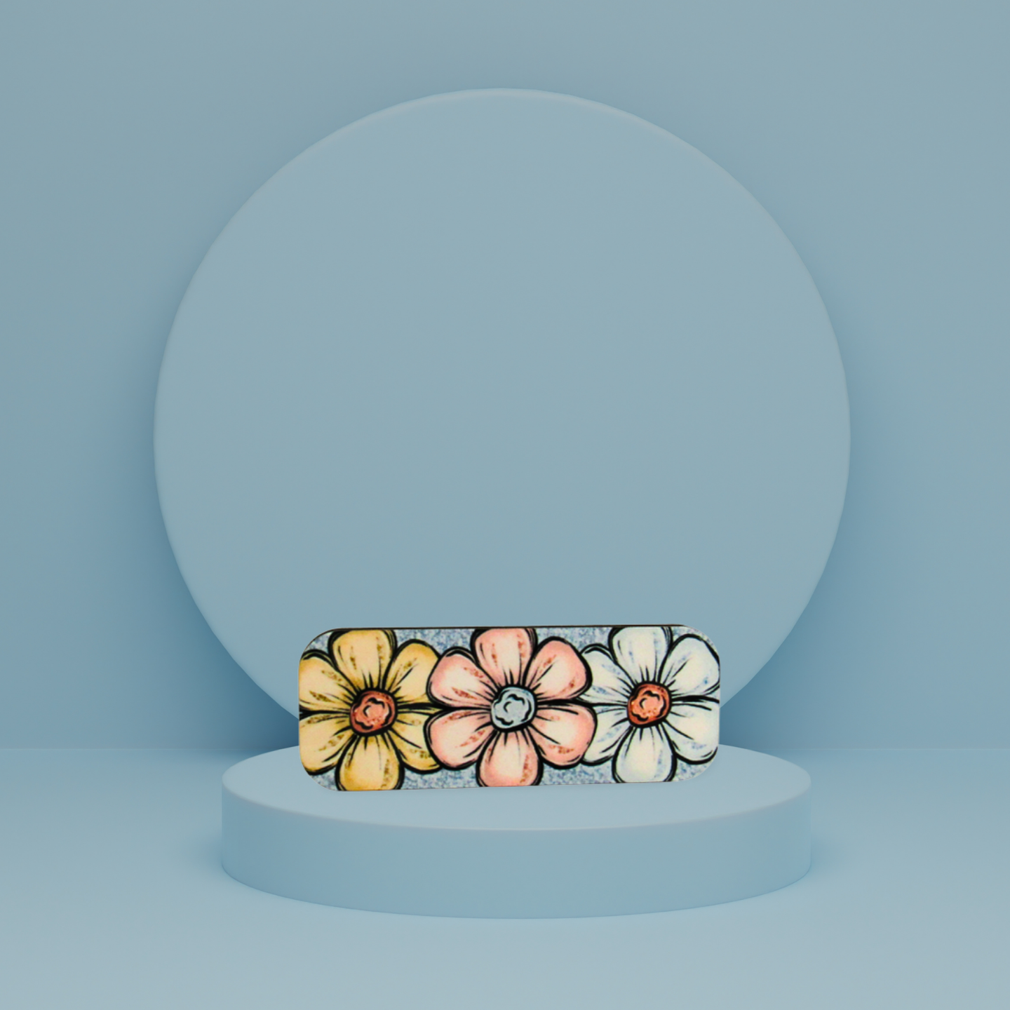 Rectangle Shaped Sublimated Barrette