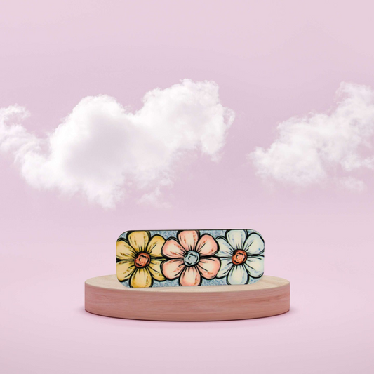 Rectangle Shaped Sublimated Barrette