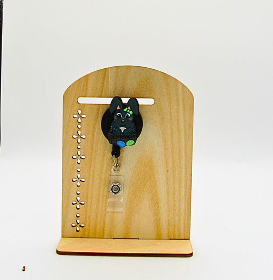 MDF-Bunny Shaped Sublimated Badge Reel Basket