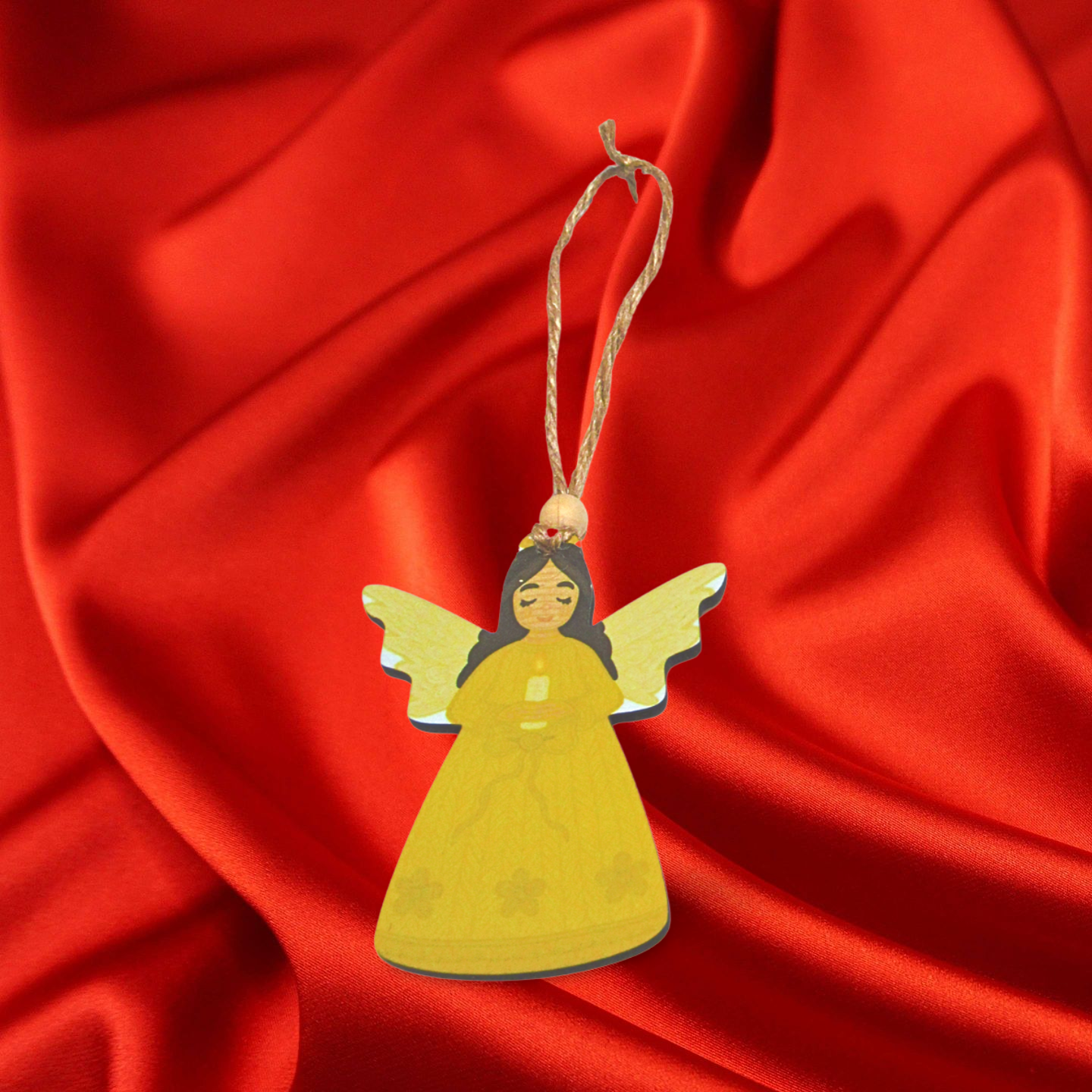 MDF- Angel Shaped Sublimated Ornament