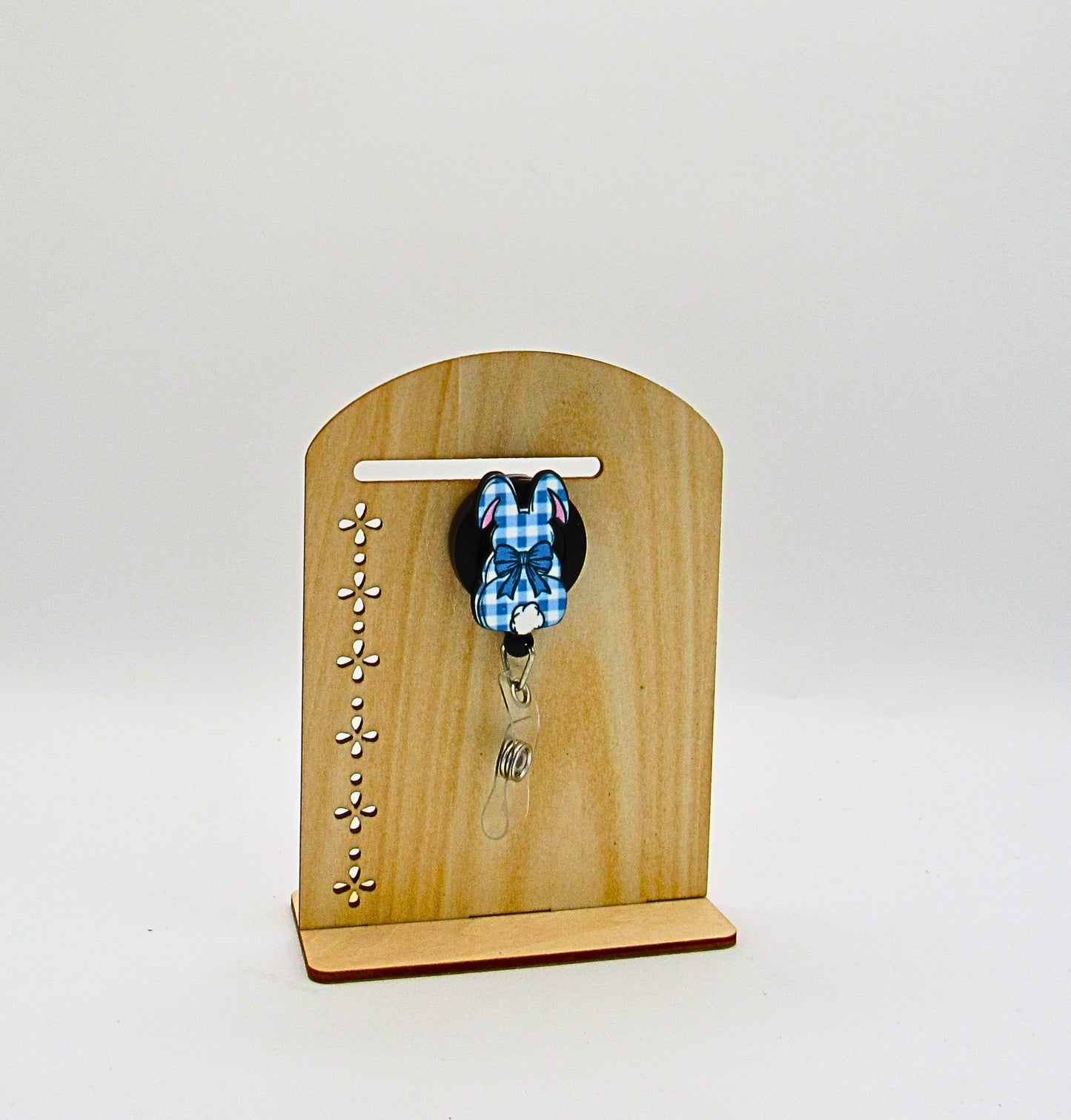 MDF-Bunny Shaped Sublimated Badge Reel