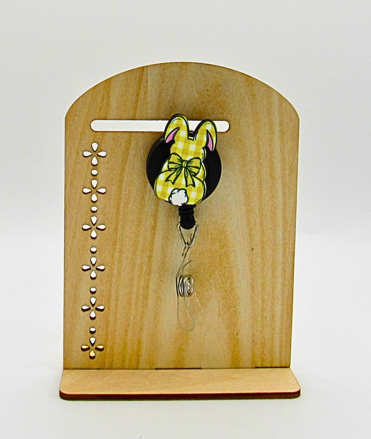 MDF-Bunny Shaped Sublimated Badge Reel