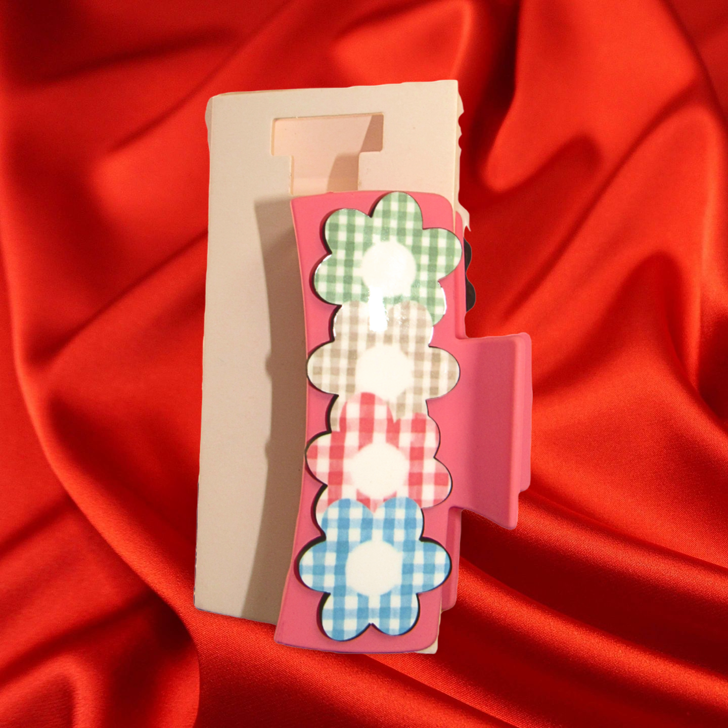 Flower Shaped Sublimated Hair Clip