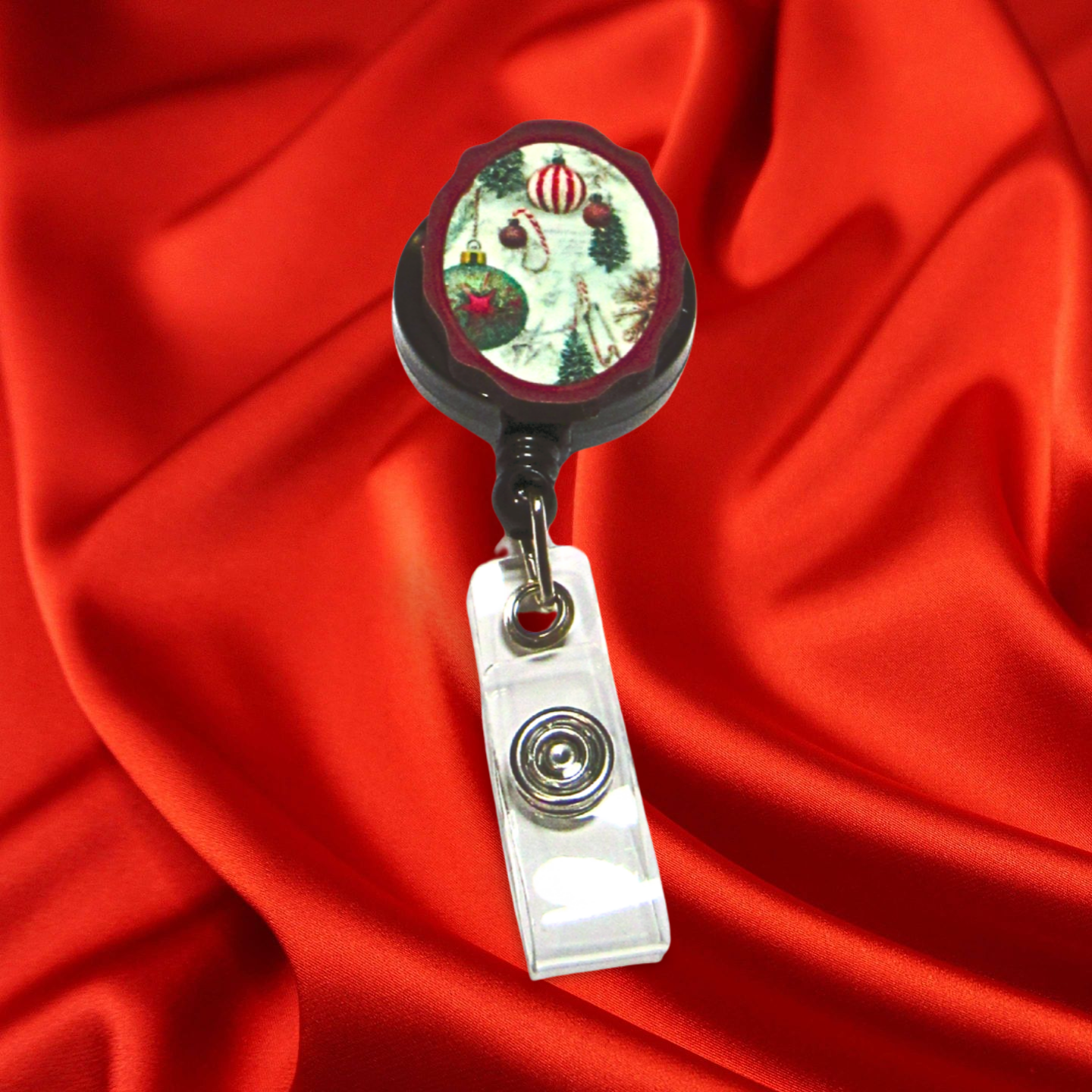 MDF- Oval Frame Shaped Sublimated Badge Reel