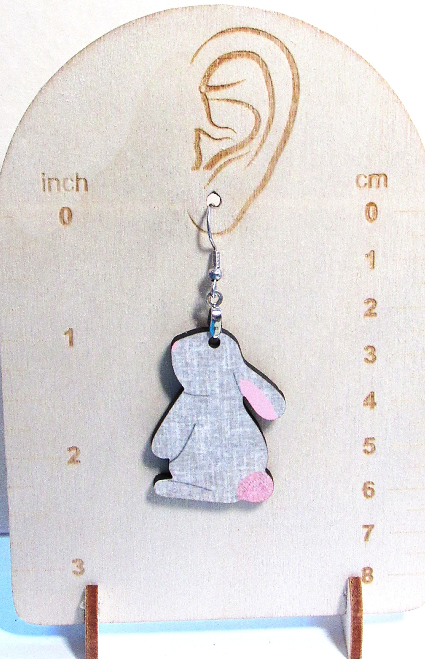 Bunny Shaped Sublimated Earrings