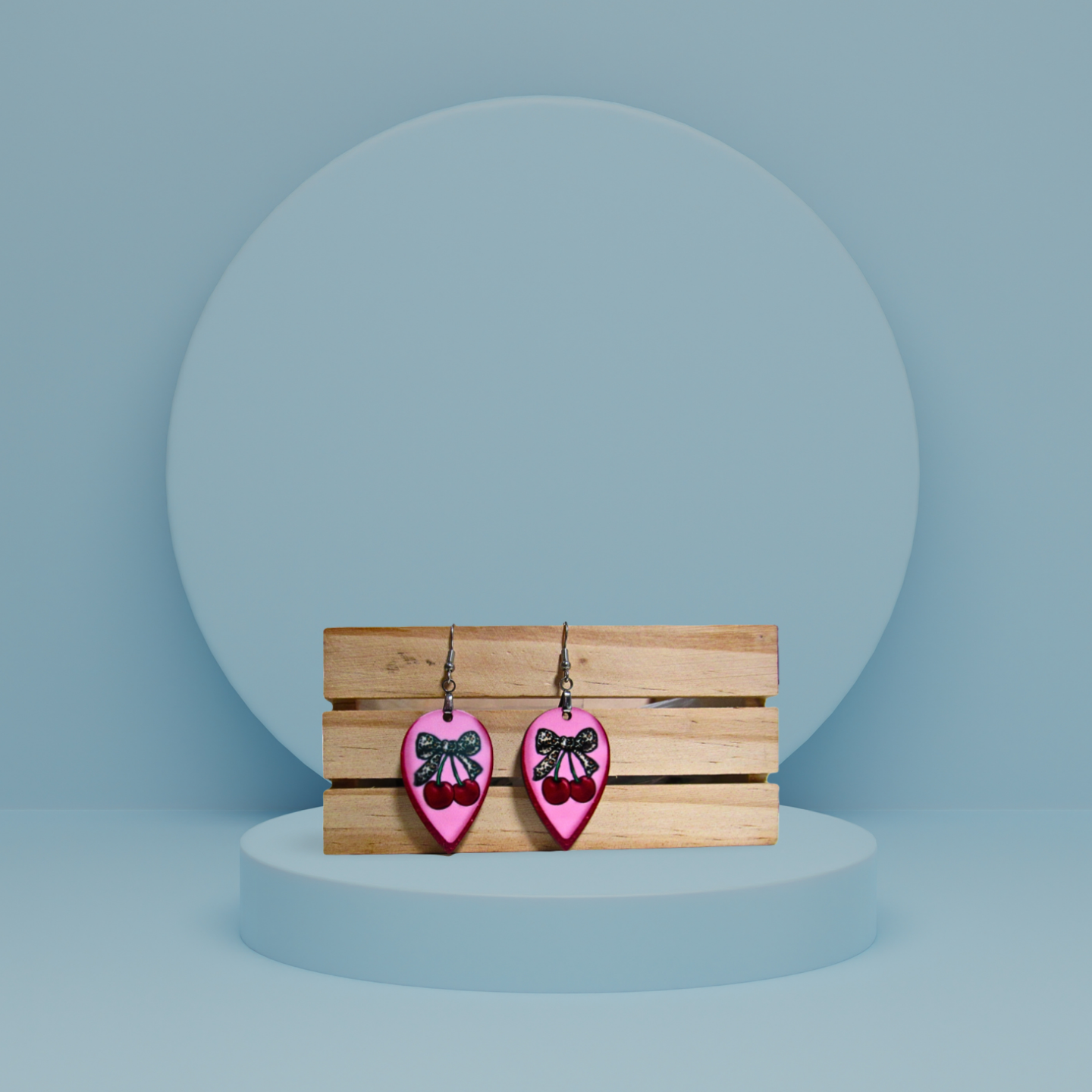 MDF-Reverse Teardrop Sublimated Earrings 1.5 inch