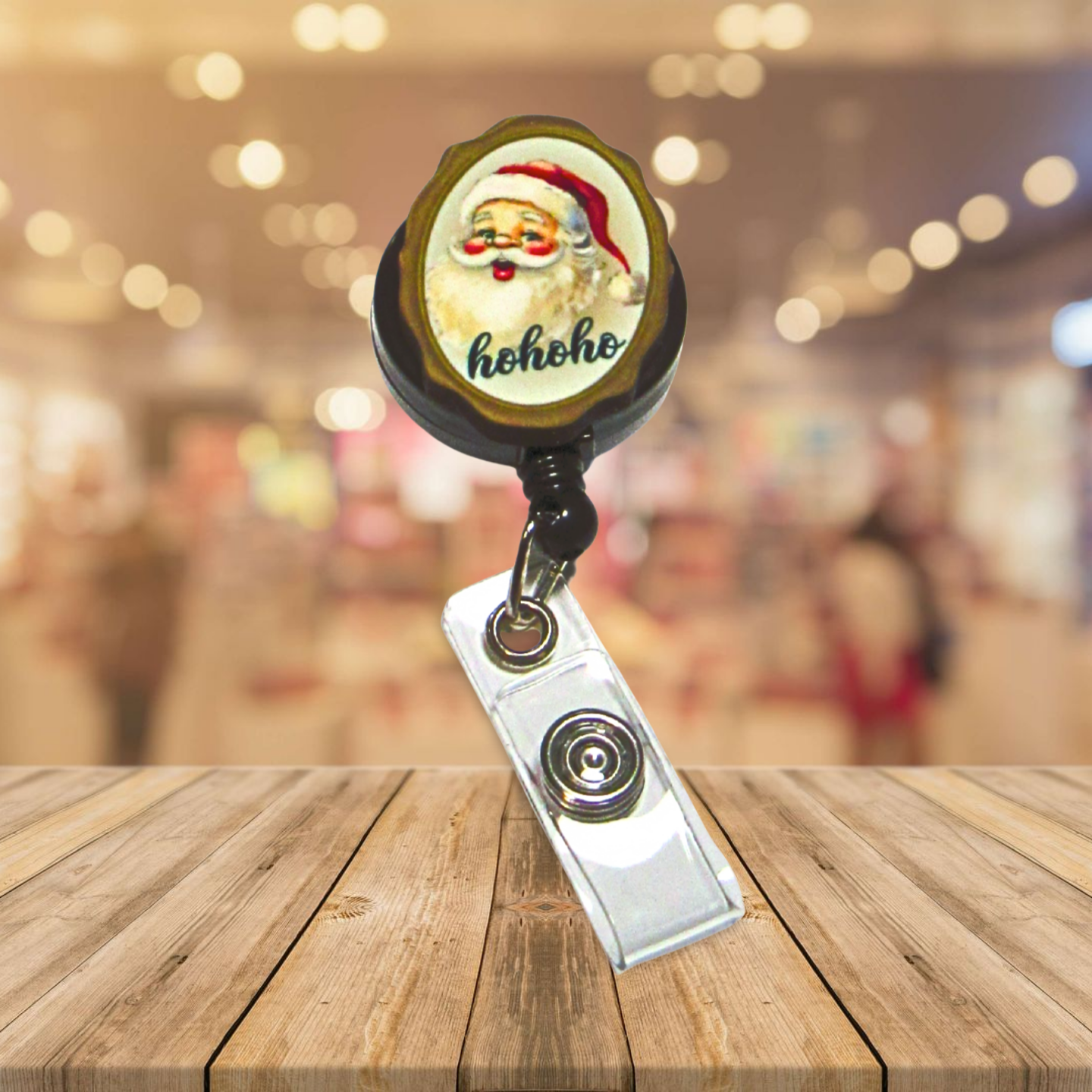 MDF- Oval Frame Shaped Sublimated Badge Reel