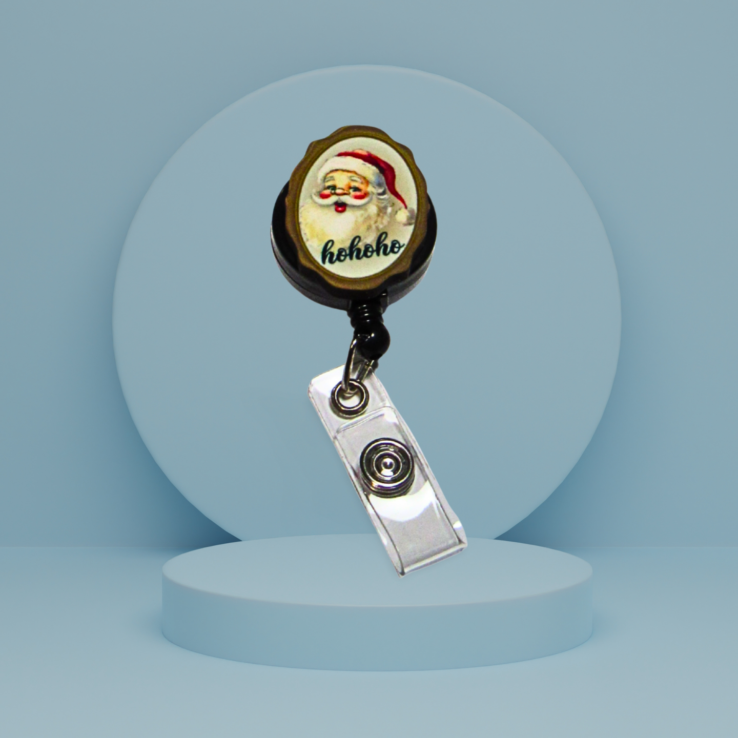 MDF- Oval Frame Shaped Sublimated Badge Reel