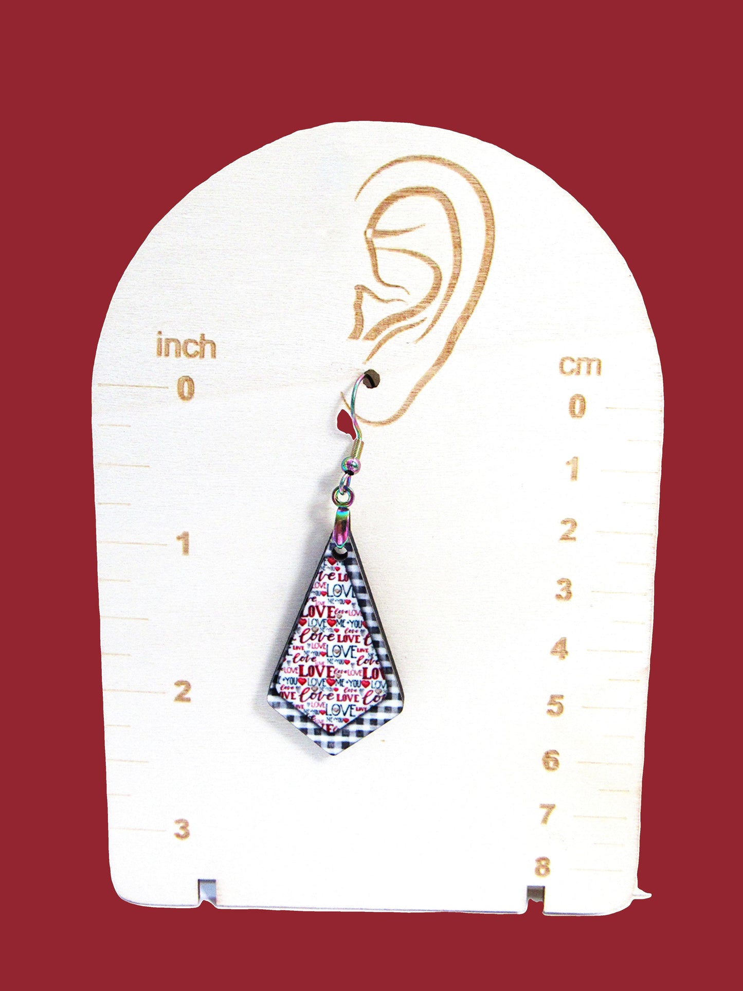 Boho Geometric Shaped Sublimated Earrings