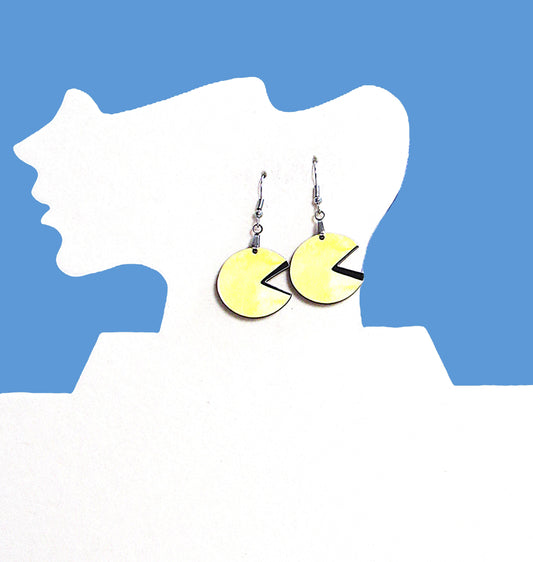 Lilypad Shaped Sublimated Earrings 1 inch