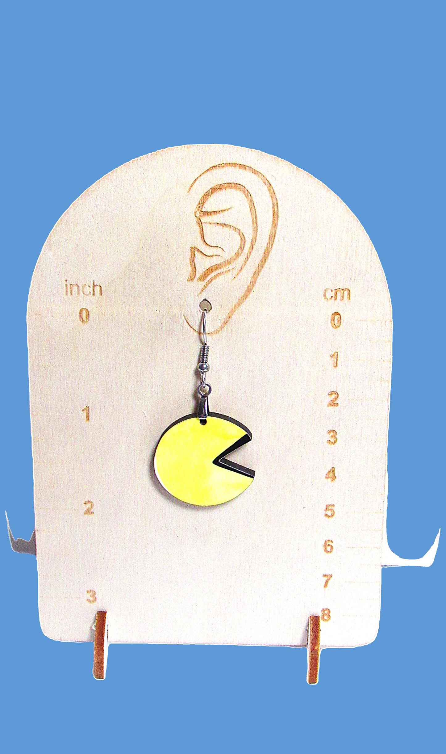 Lilypad Shaped Sublimated Earrings 1 inch