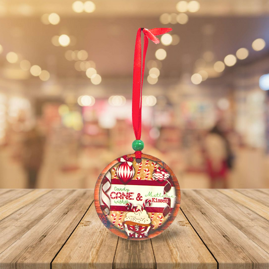 Round Shaped Sublimated Ornament