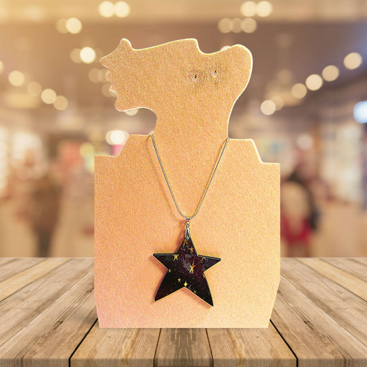 Star Shaped Sublimated Necklace