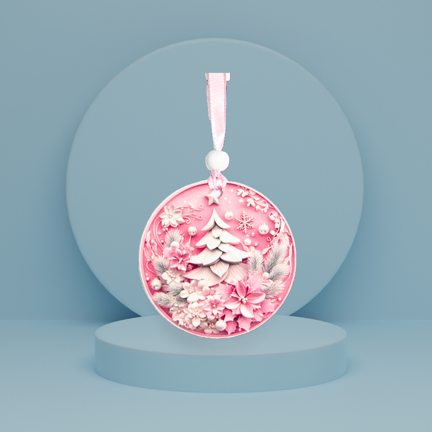Round Shaped Sublimated Ornament