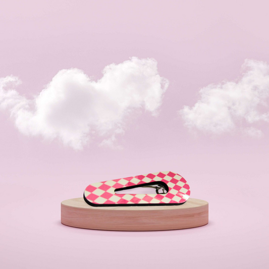 Open Triangle Shaped Sublimated Barrette