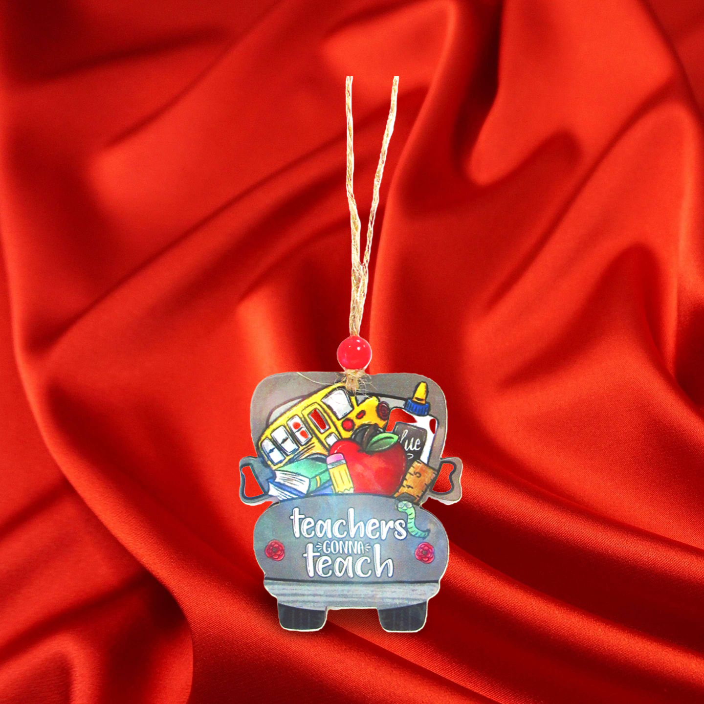 Truck Shaped Sublimated Ornament