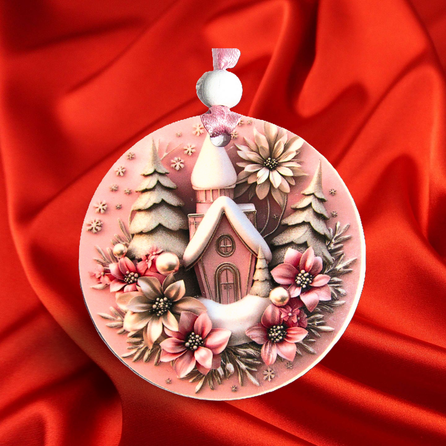 Round Shaped Sublimated Ornament