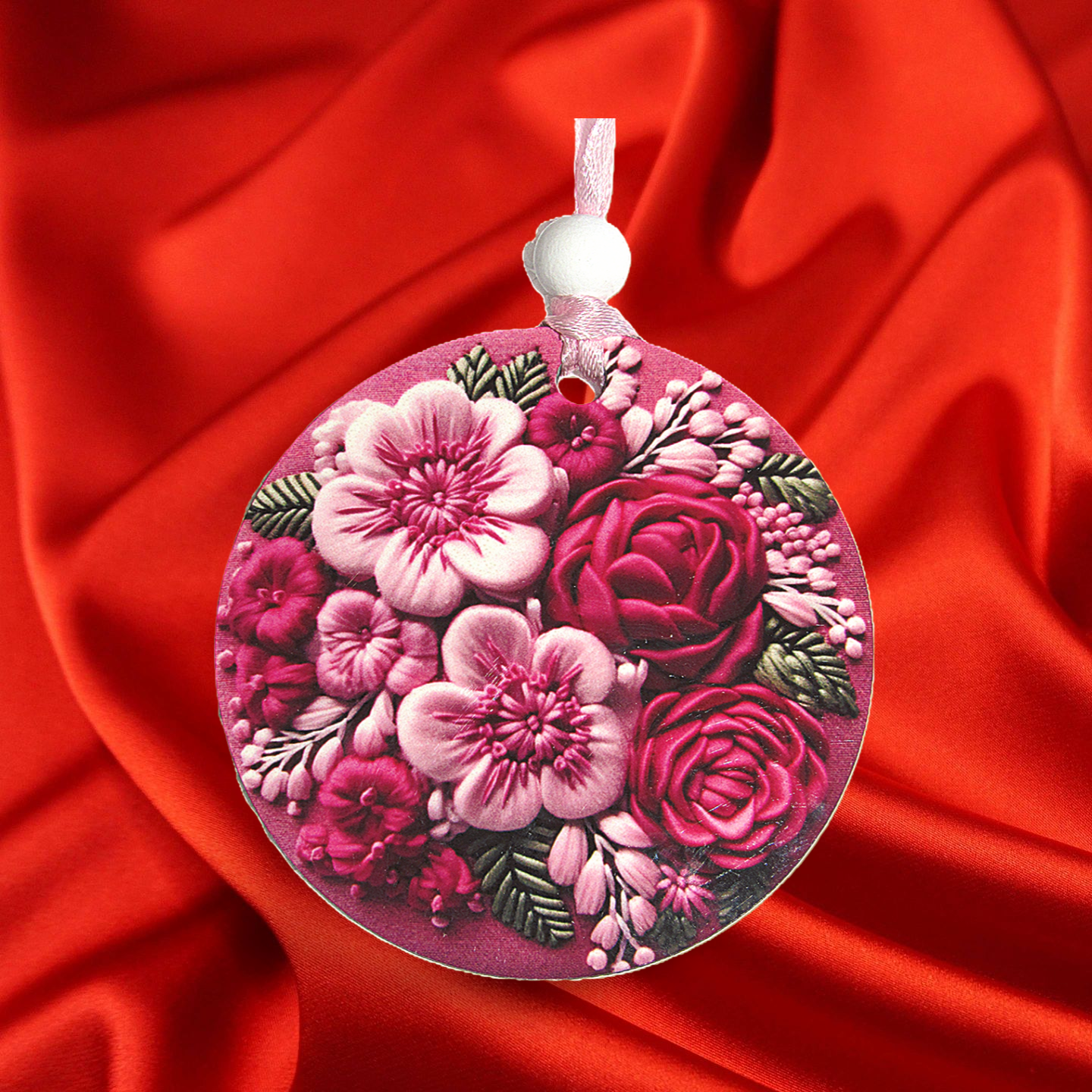 Round Shaped Sublimated Ornament