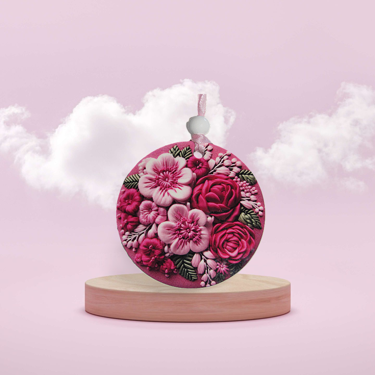 Round Shaped Sublimated Ornament