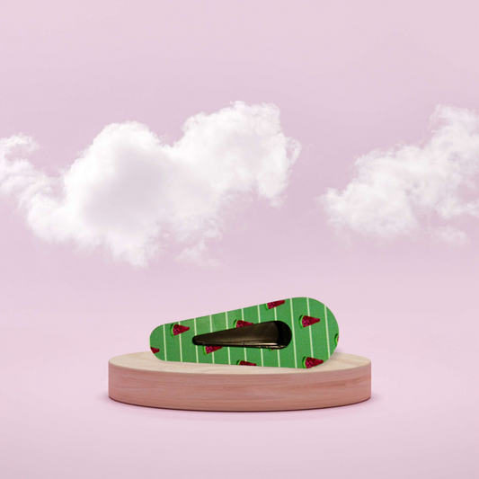 Open Triangle Shaped Sublimated Barrette