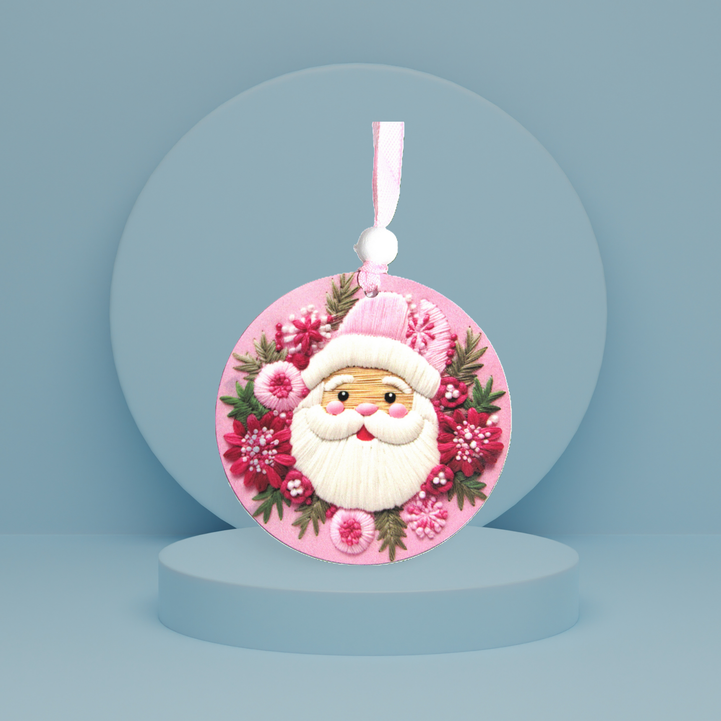 Round Shaped Sublimated Ornament