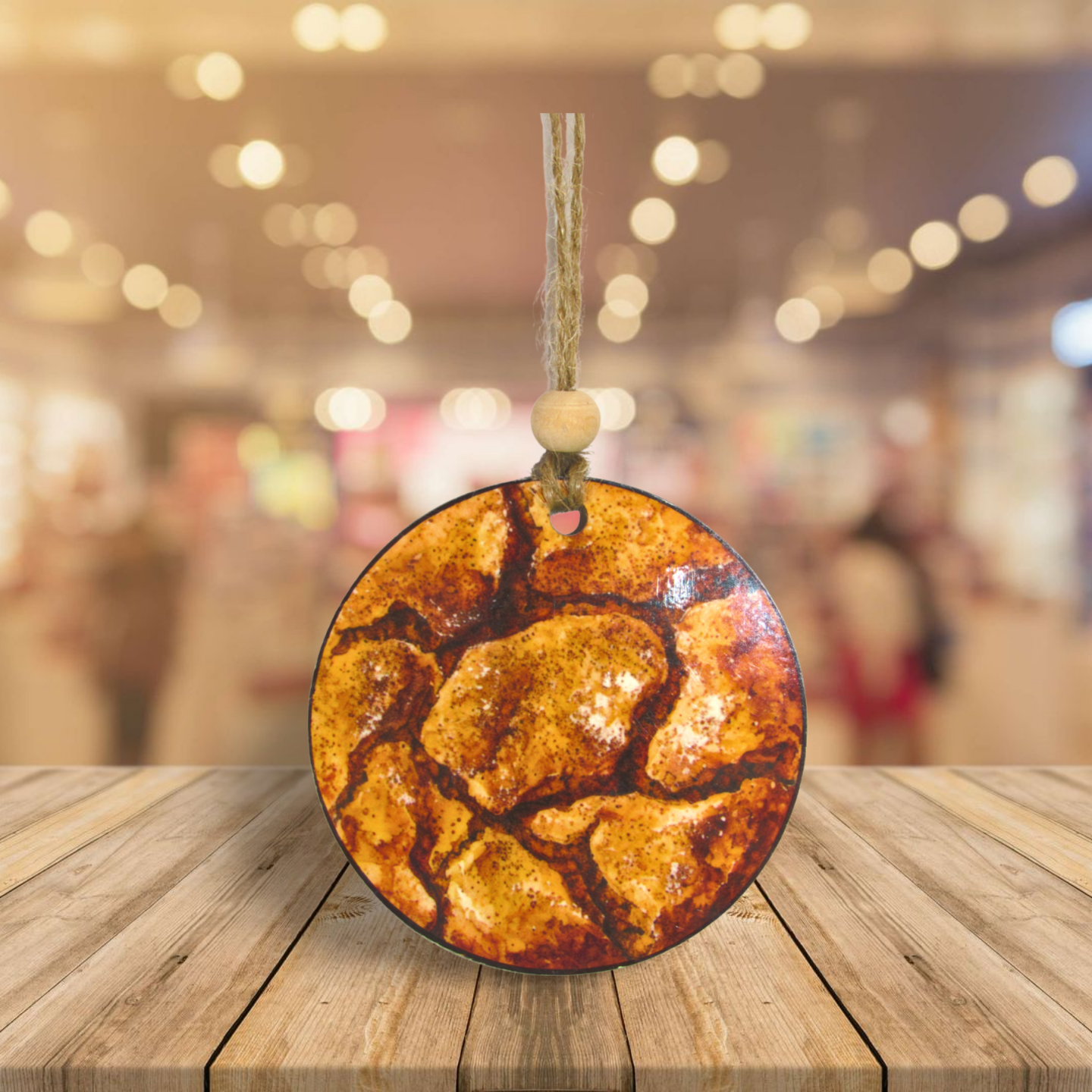 Round Shaped Sublimated Ornament