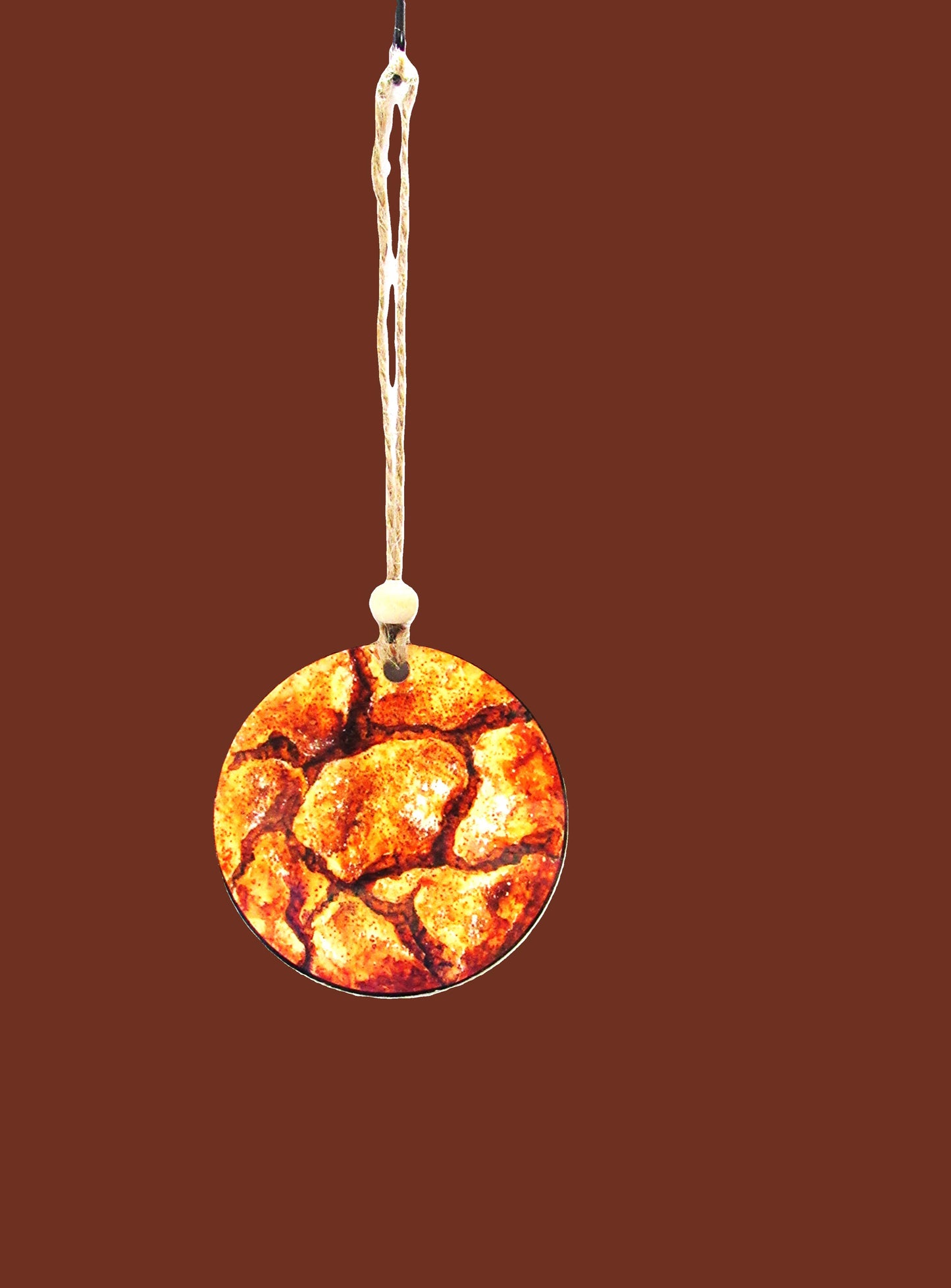 Round Shaped Sublimated Ornament