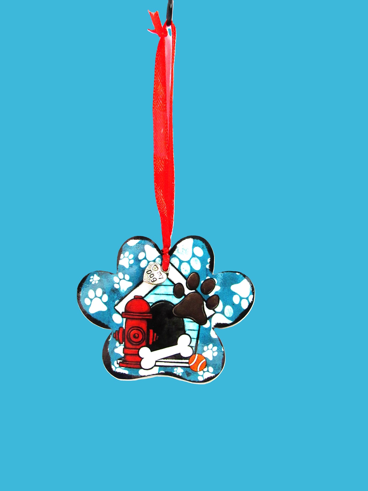 Paw Print Sublimated Ornament