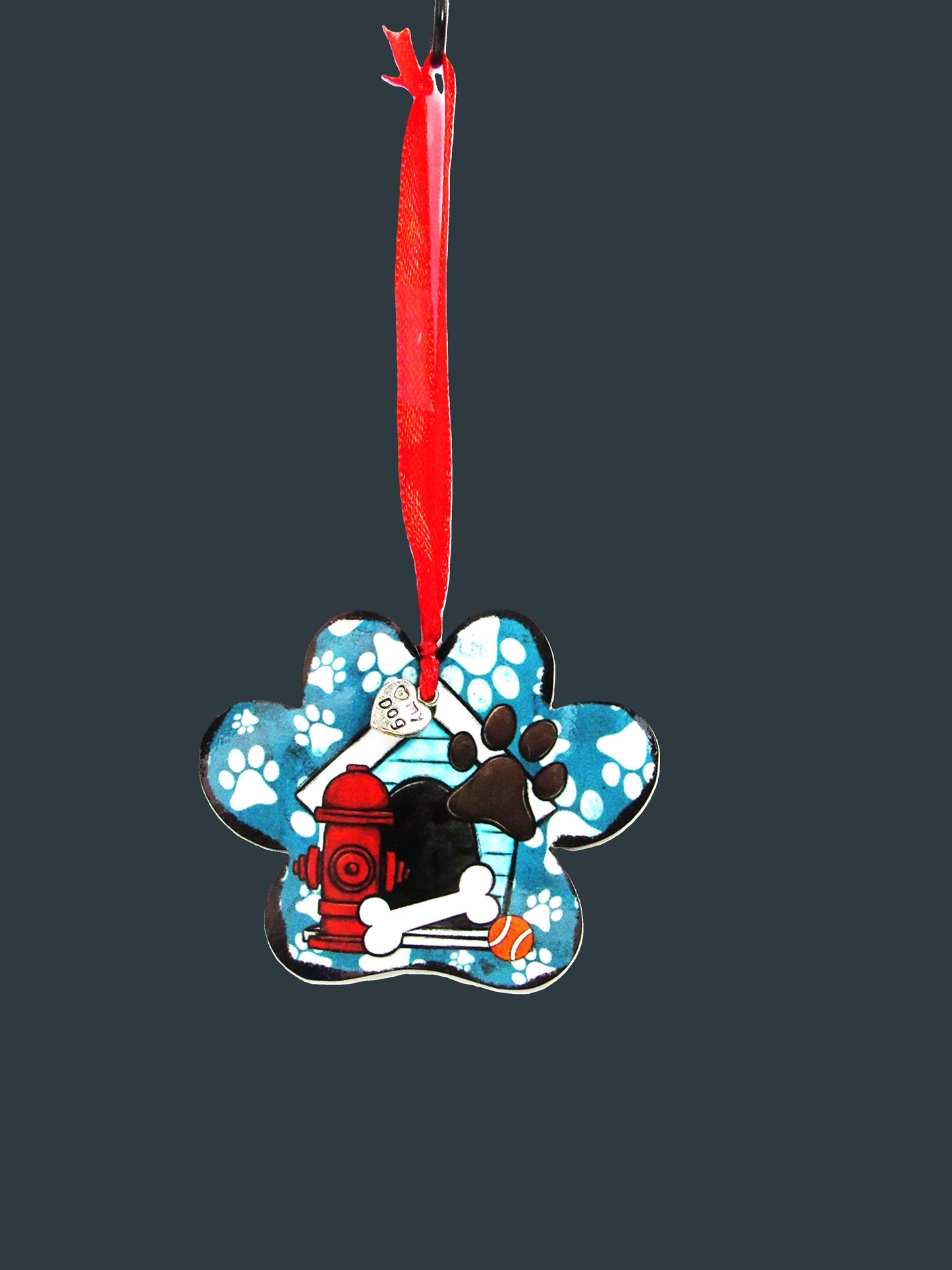 Paw Print Sublimated Ornament