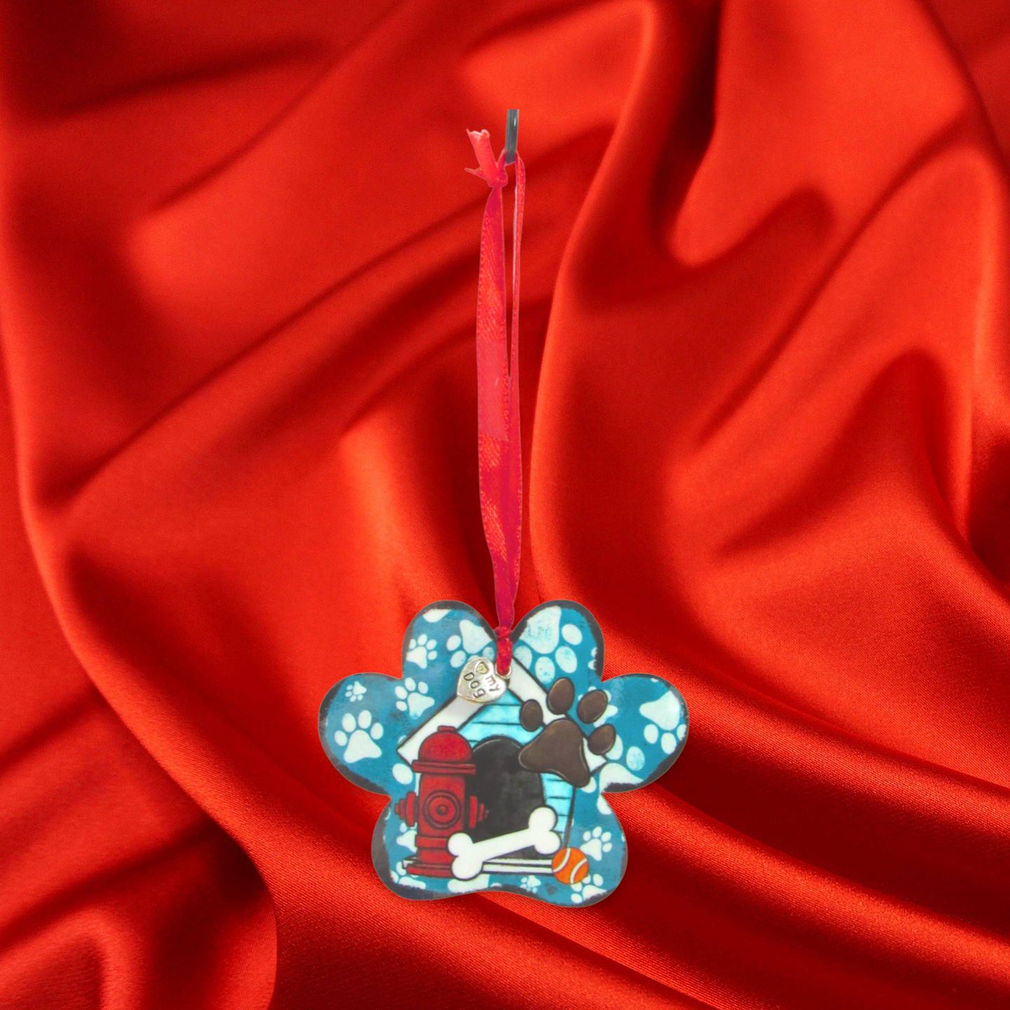 Paw Print Sublimated Ornament