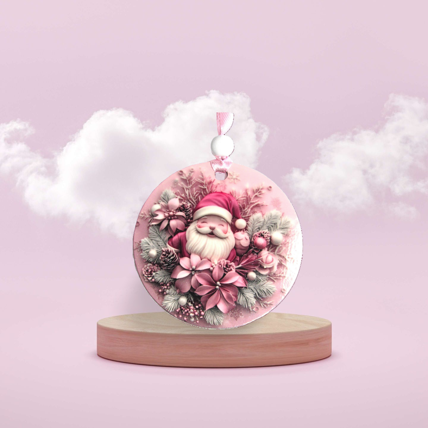 Round Shaped Sublimated Ornament