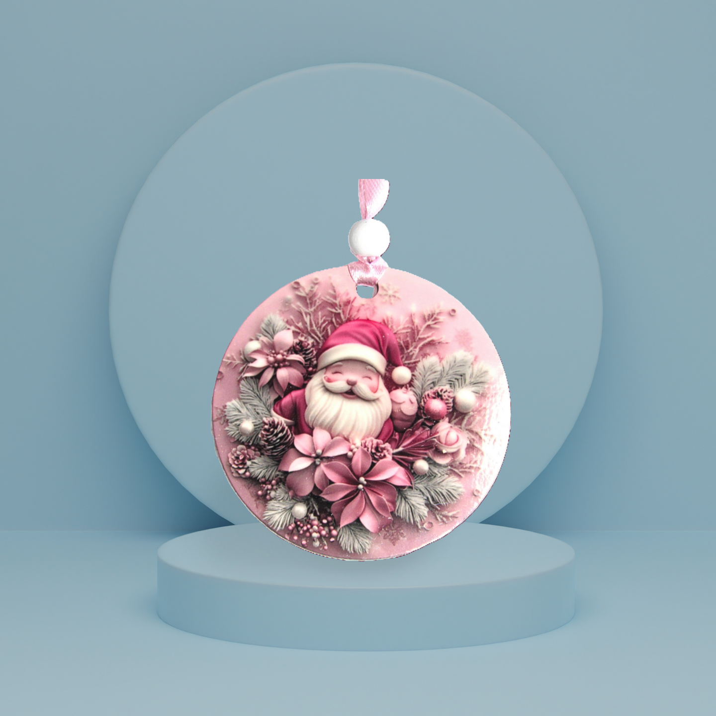 Round Shaped Sublimated Ornament