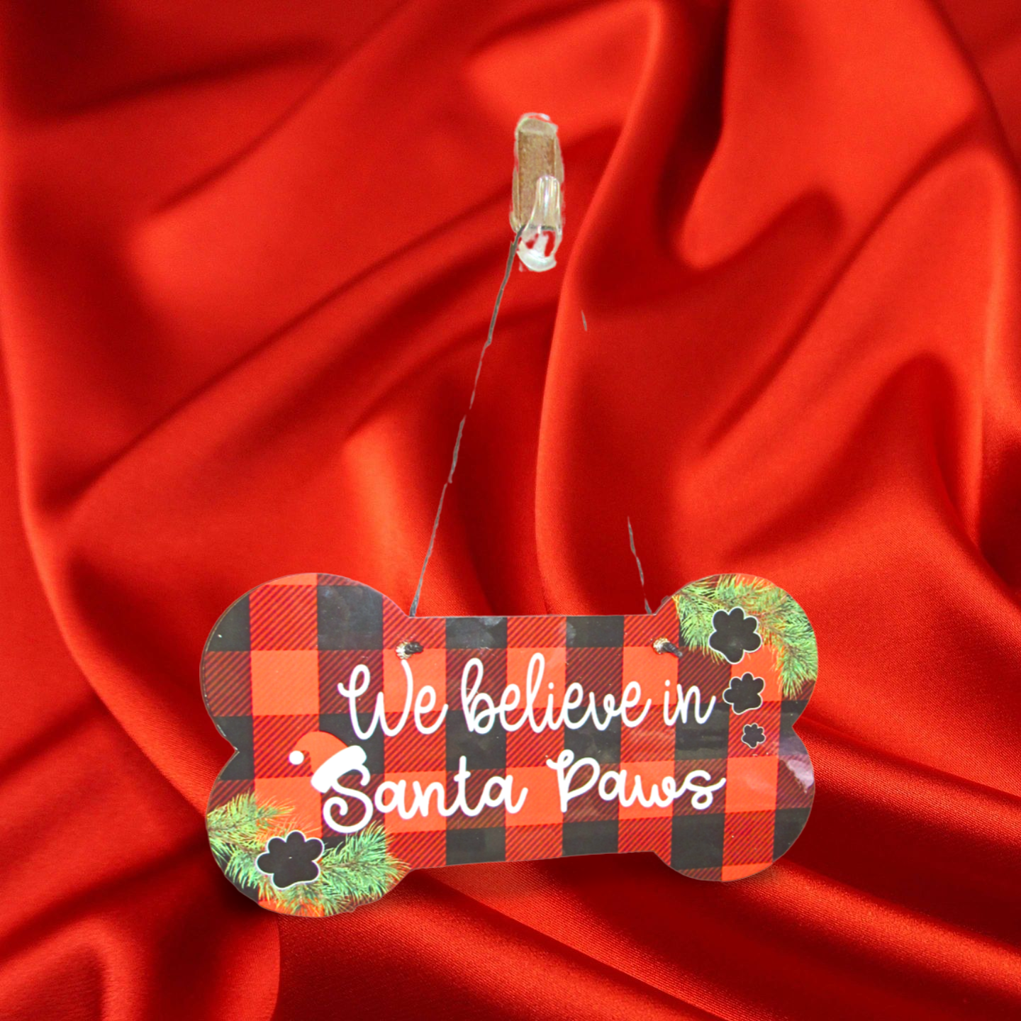 Dog Bone Shaped Sublimated Door Hanger