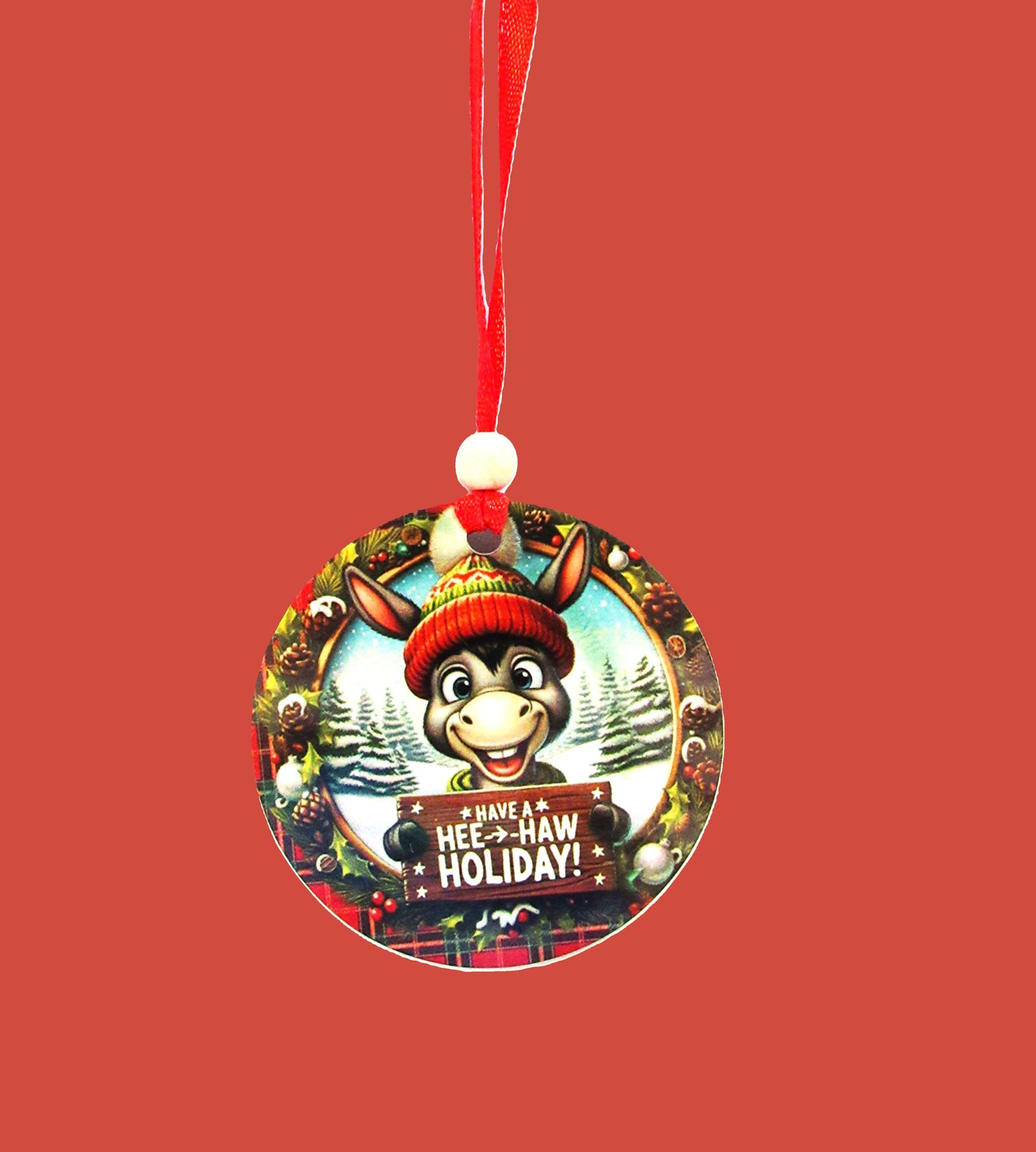 Round Shaped Sublimated Ornament