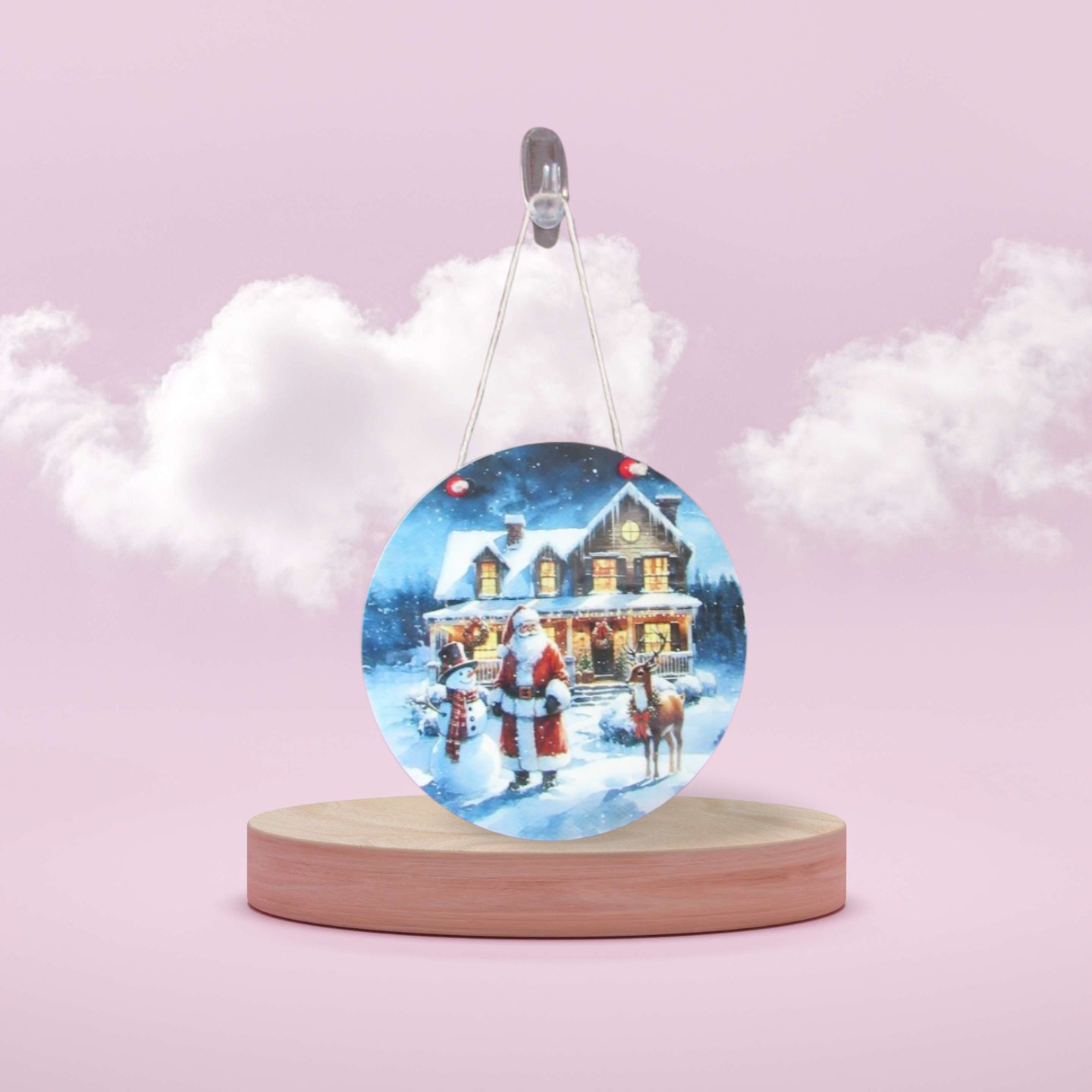 Round Sublimated Door Hanger