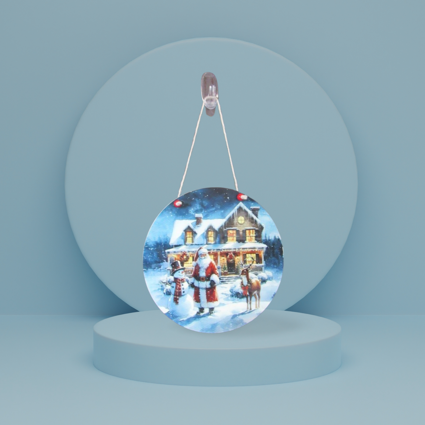 Round Sublimated Door Hanger