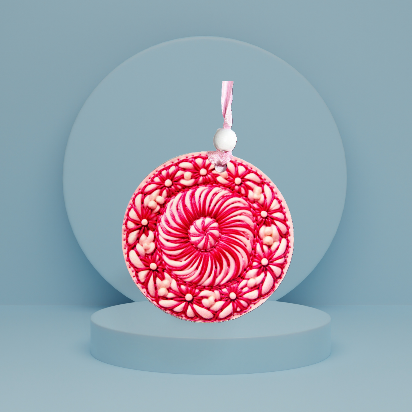 Round Shaped Sublimated Ornament