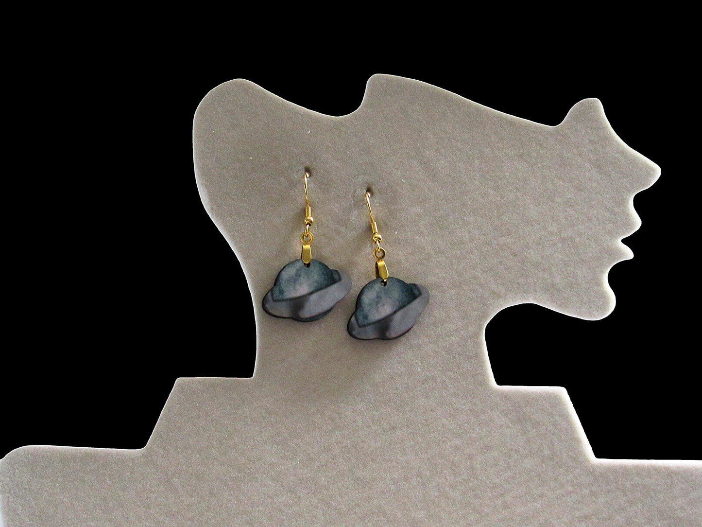 Planet Shaped Sublimated Earrings