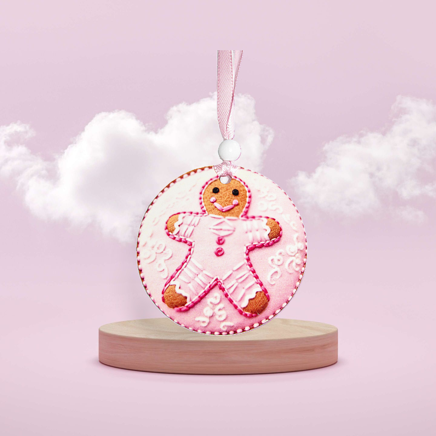 Round Shaped Sublimated Ornament