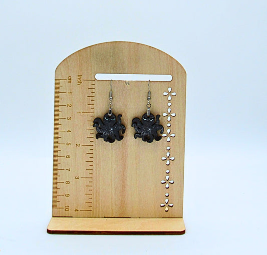 MDF-Octopus Shaped Sublimated Earrings 1 inch