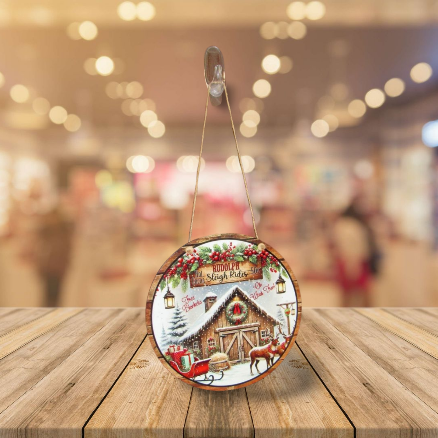 Round Sublimated Door Hanger