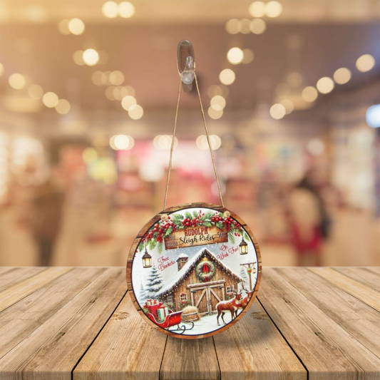 Round Sublimated Door Hanger